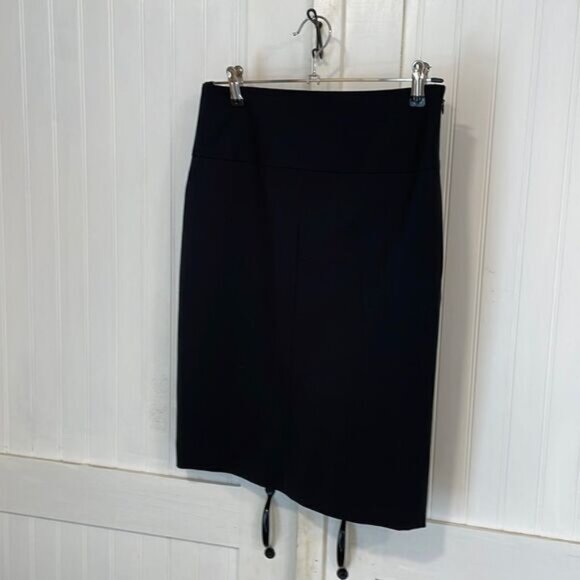 BEAUTIFUL, PROFESSIONAL, Banana Republic black, pencil skirt with stretch size 6 - Picture 1 of 5